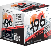 -196 Grapefruit Vodka Seltzer 12oz 4pk Cn