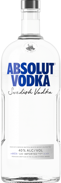 Absolut Blue 175l FY22 Front Bottle