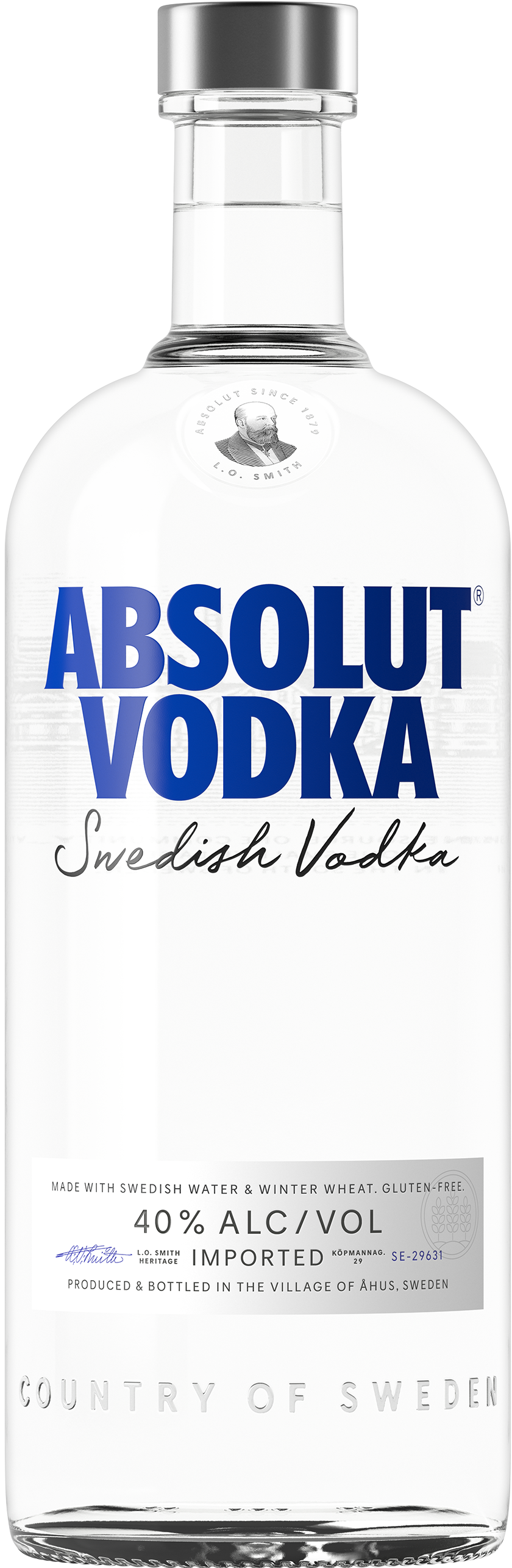 Absolut Blue 1l FY22 Front Bottle Absolut Blue 1l FY22 Front Bottle