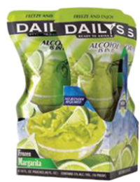 DAILYS RTD MARGARITA POUCH 8 4PK