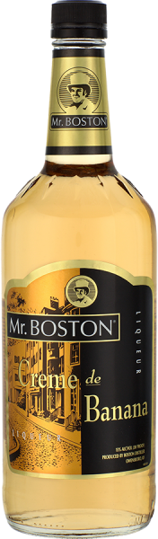 MR BOSTON CREME DE BANANA 1.0L Spirits CORDIALS LIQUEURS