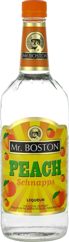 MR BOSTON PEACH SCHNAPPS 1.0L Spirits CORDIALS LIQUEURS
