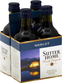 SUTTER HOME MERLOT PET 6 4PK