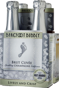 BAREFOOT BUBBLY BRUT CUVEE 187 4PK_187ML_Wine_SPARKLING WINE