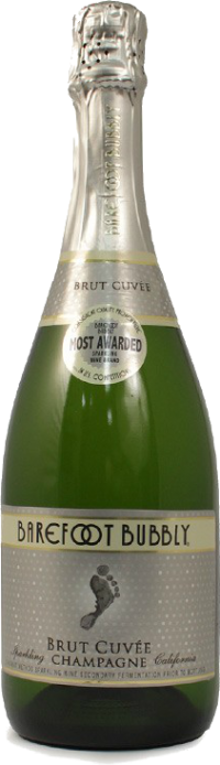 BAREFOOT BUBBLY BRUT CUVEE 750ML Wine SPARKLING WINE