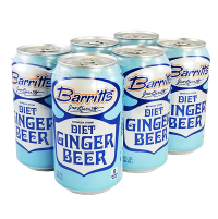 Barritts Diet Ginger Beer 6 Pack