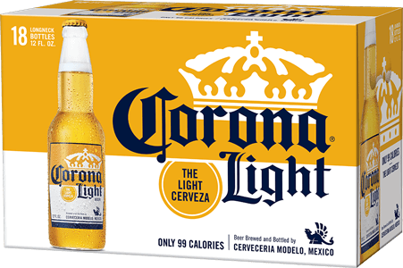 Corona Light 18pk 12oz Beer