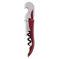 Double Hinge Burgundy Corkscrew