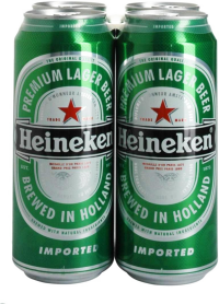 HEINEKEN 16OZ 4PK CN-16OZ-Beer