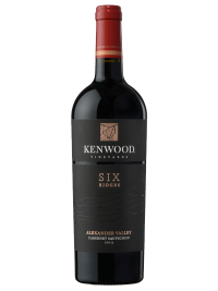 Kenwood Vineyards California Wine Six Ridges Alexander Valley Cabernet Sauvignon 2013 750ml