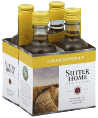 SUTTER HOME CHARDONNAY PET 6 4PK