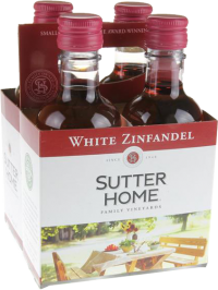 SUTTER HOME WHITE ZINF 6 4PK PET 187ML