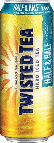 TWISTED TEA HALF & HALF 24OZ CN-Beer