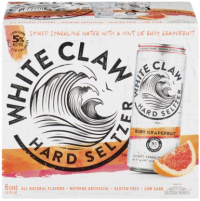 WHITE CLAW RUBY GRAPEFRUIT 12OZ 6PK CN-12OZ-Beer