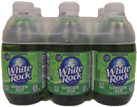 WHITE ROCK GINGERALE 375ML 10OZ 6PK Non-Alcoholic SOFT DRINKS