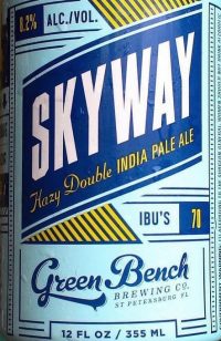 Green Bench Skyway Hazy Double IPA 12oz 4pk cn