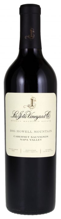 La Jota Howell Mountain Cabernet 2016
