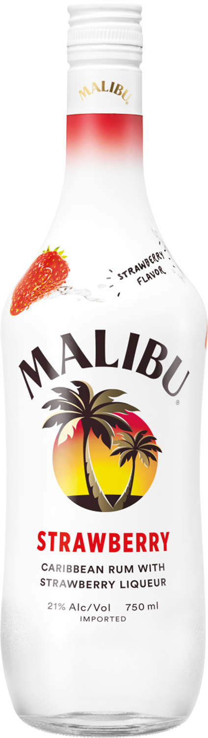 Malibu Strawberry_750 ML_FrontBottle Malibu Strawberry_750 ML_FrontBottle