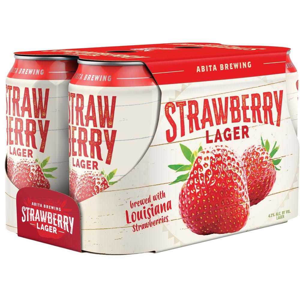 Abita Strawberry Lager 12oz 6pk cn Abita Strawberry Lager 12oz 6pk cn