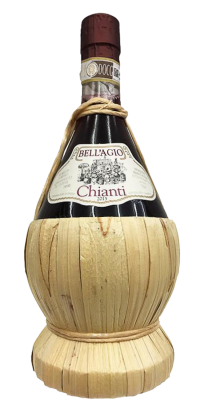 Bellagio Chianti Wicker Basket 750Ml