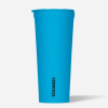 Corkcicle Tumbler Neon Lights Neon Blue 24oz