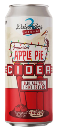 3 Daughters Imperial Apple Pie Cider 12oz 4pk Cn