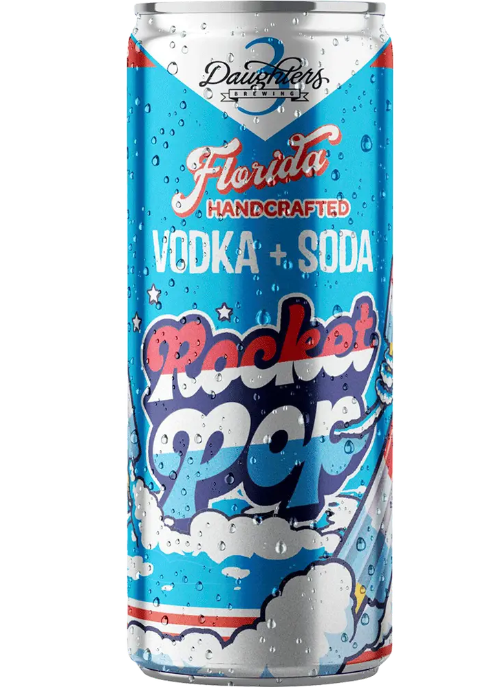 3 Daughters Rocket Pop Vodka Soda 3 Daughters Rocket Pop Vodka Soda