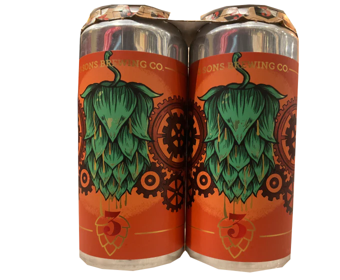 3 Sons Citrus Machine 16oz 4pk Cn