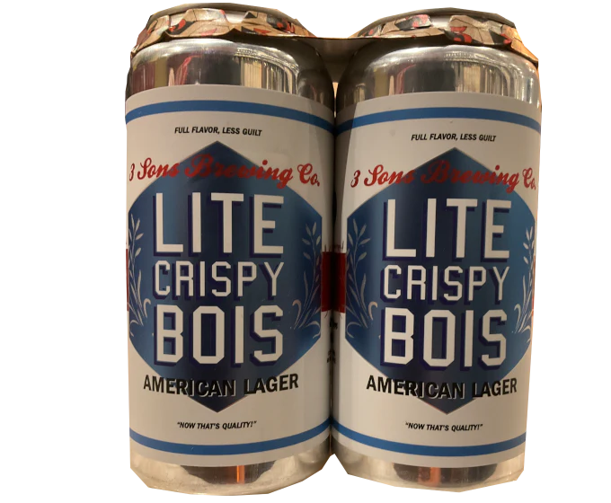 3 Sons Lite Crispy Bois Lager 16oz 4pk Cn 3 Sons Lite Crispy Bois Lager 16oz 4pk Cn