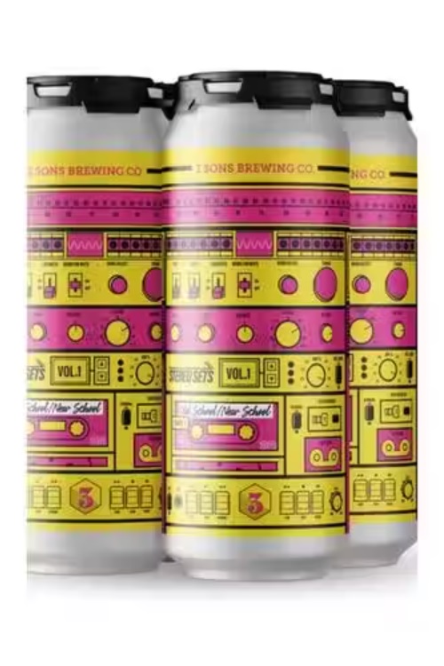 3 Sons Old School New School DIPA 16oz 4pk Cn
