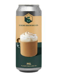 3 Sons Pumpkin Spiced Latte 16oz 4pk Cn