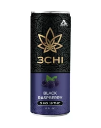 3CHI Black Raspberry 10mg THC Seltzer 12oz 4pk Cns
