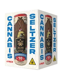 3CHI Bombsicle 10mg THC Seltzer 12oz 4pk Cns