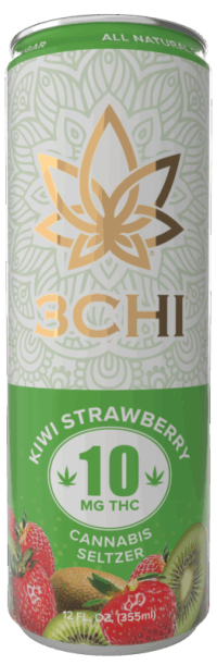 3CHI Kiwi Strawberry 10mg THC Seltzer 12oz 4pk Cns