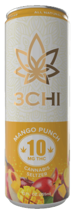 3CHI Mango Punch 10mg THC Seltzer 12oz 4pk Cns