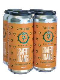 7th Sun Graffiti Orange 16oz 4pk Cn