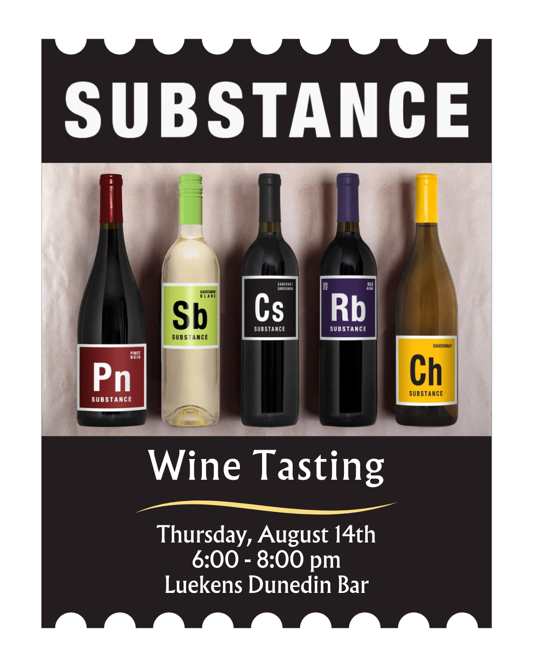 8-14 Substance Wine Tasting