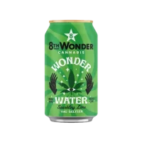 8th Wonder Sparkling Water Lime THC 8gm 12oz 4pk Cn