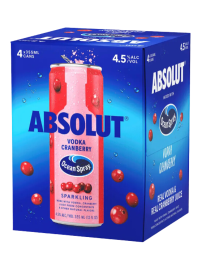 Absolut Ocean Spray Cranberry 4pk 12oz Cn
