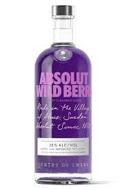 Absolut Wild Berri Vodka 750ml