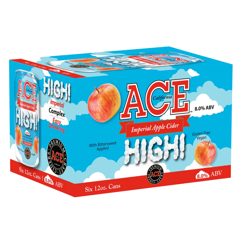 Ace High Imperial Apple Cider 12oz 6pk Cn