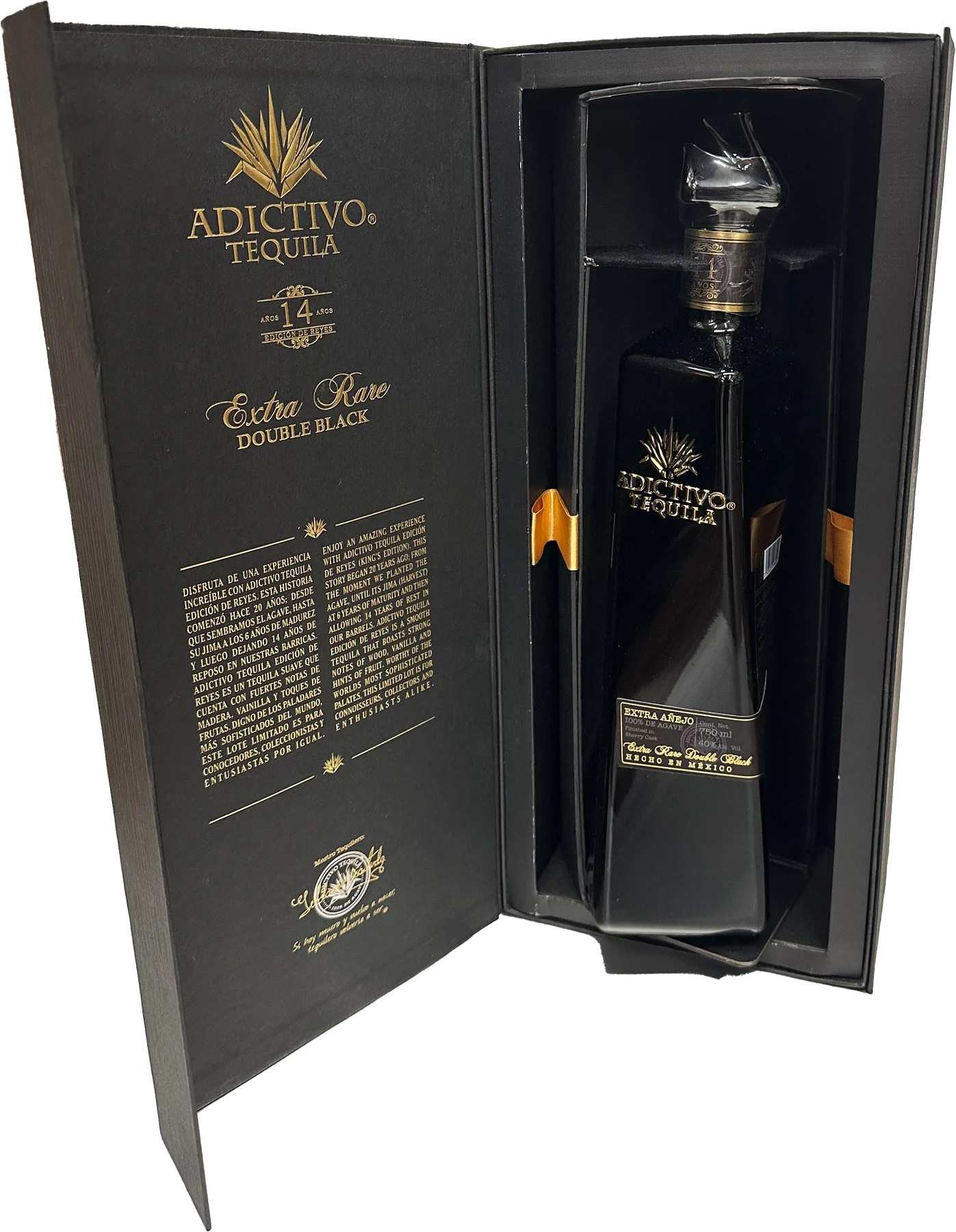 Adictivo Extra Anejo 14yr Double Black Tequila