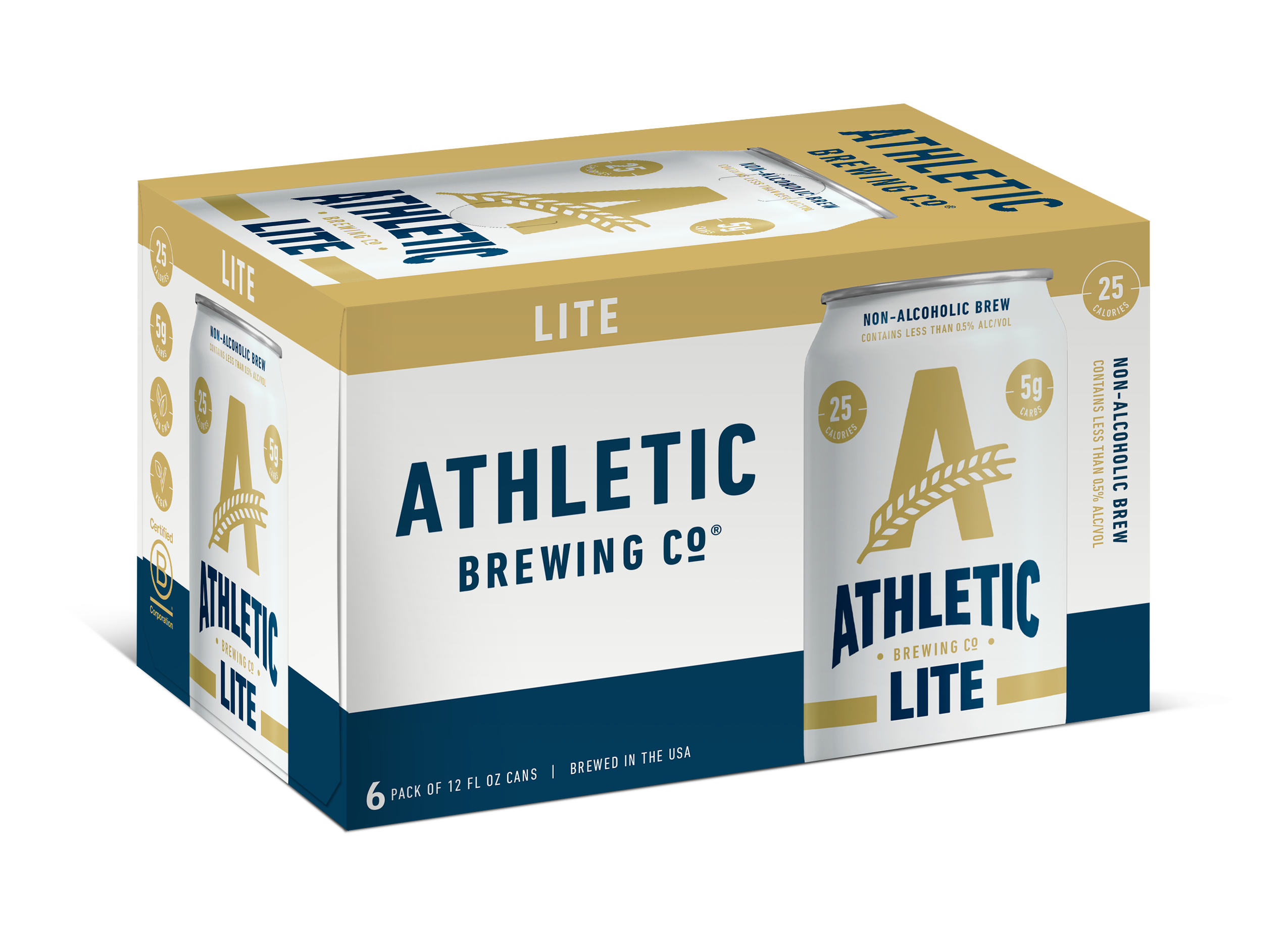 Athletic Brewing Lite NA 12oz 6pk Cn