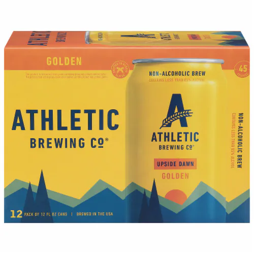 Athletic Brewing Upside Dawn Golden NA 12oz 12pk Cn