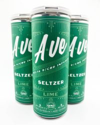 A've D9 Infused Lime Seltzer 12oz 4pk Cn