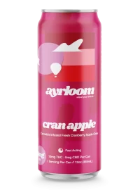 Ayrloom Cran Apple Cider THC 10mg12oz 4pk Cn