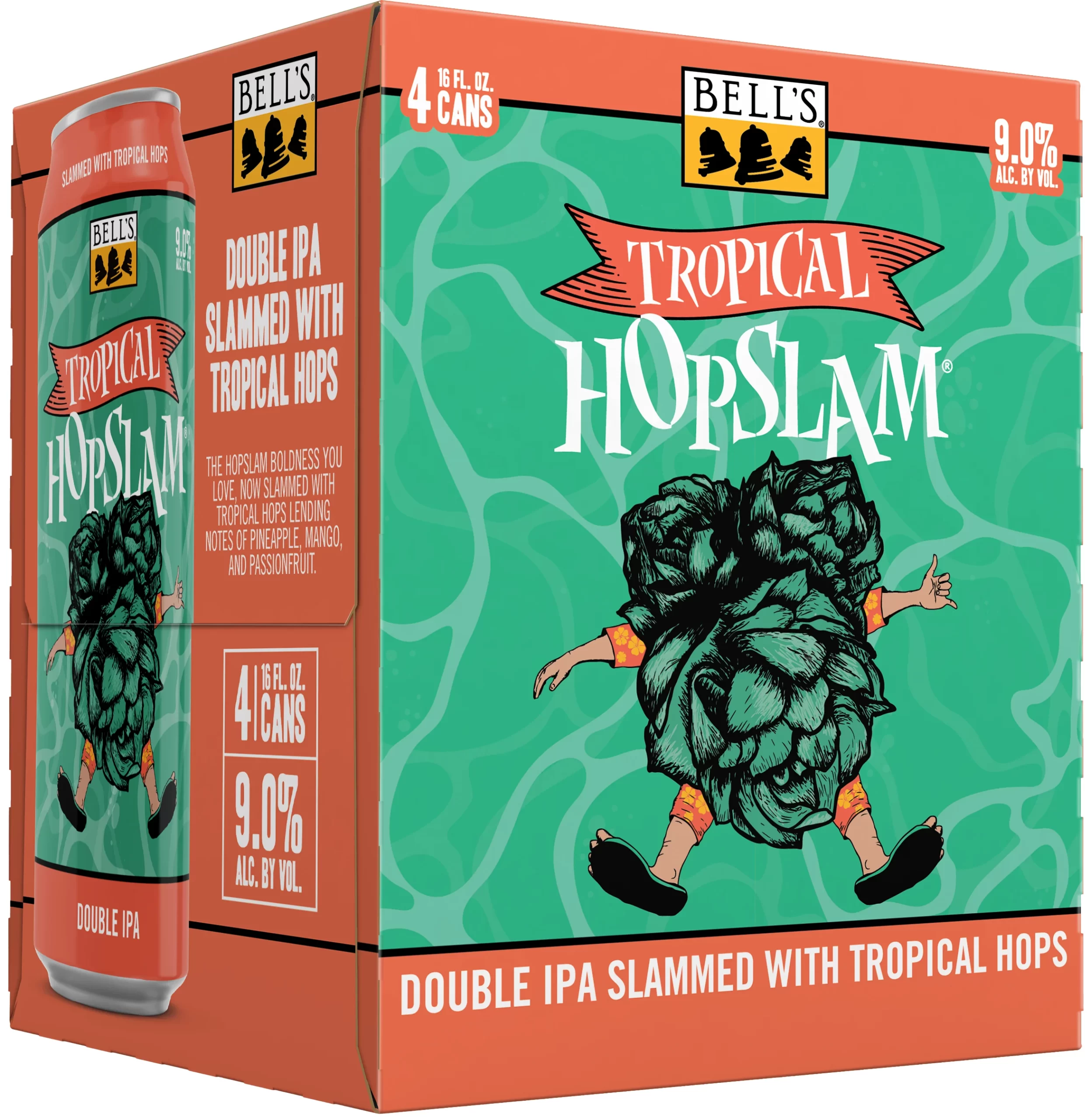 Bells Tropical Hopslam IPA 16oz 4pk Cn