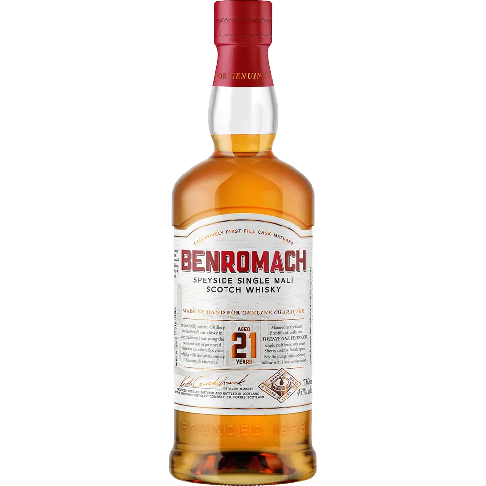 Benromach 21yr Single Malt Scotch 750ml