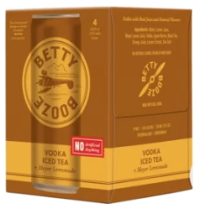 Betty Booze Vodka Iced Tea Meyer Lemonade 4pk