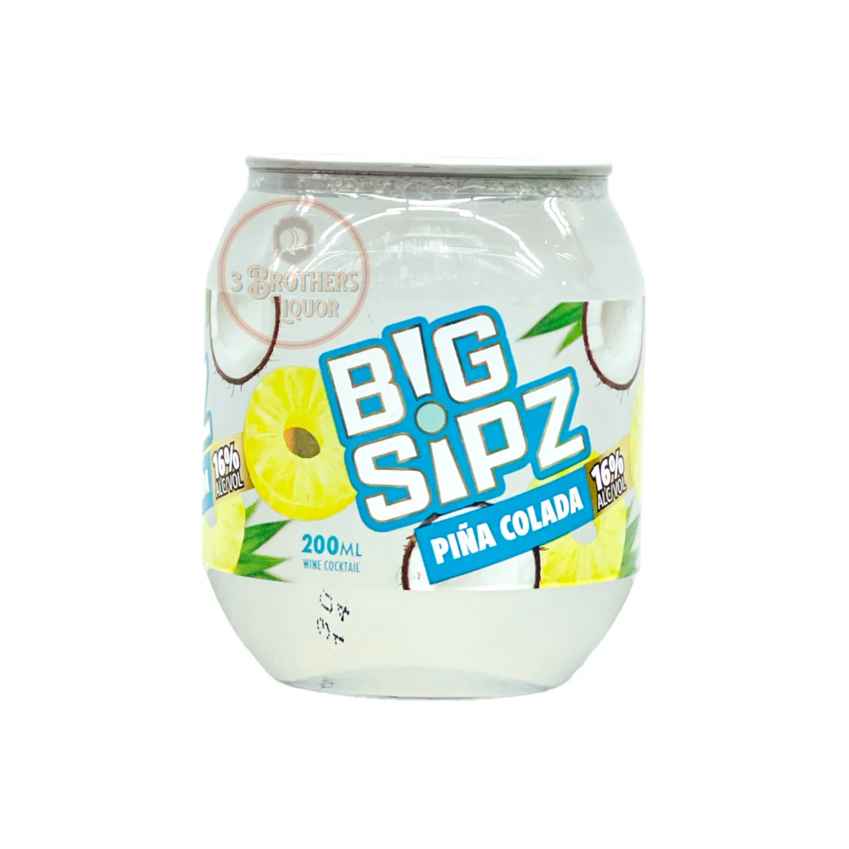 Big Sipz Pina Colada 200ml Sng Btls